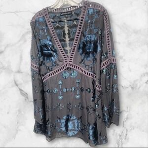 Fairy Whimsical Girly FREE PEOPLE For Love & Lemons BARCELONA floral mini dress